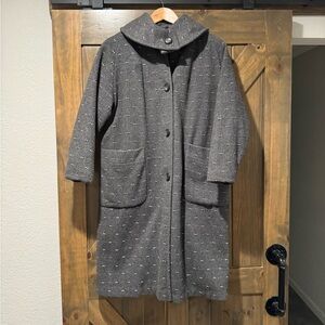 Vintage 60’s Gray Wool Coat
